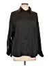 Zara 100% Polyester Black Long Sleeve Blouse Size L - photo 1