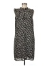 CeCe 100% Polyester Animal Print Black Casual Dress Size M - photo 1
