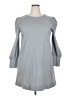 MNG Solid Gray Casual Dress Size 18 - photo 1