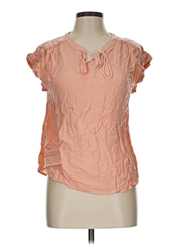 Great Northwest Indigo Short Sleeve Blouse (view 1)