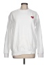 Unbranded Hearts White Sweatshirt Size L - photo 1