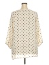 Torrid 100% Polyester Polka Dots Ivory 3/4 Sleeve Blouse Size 3X Plus (3) - photo 2