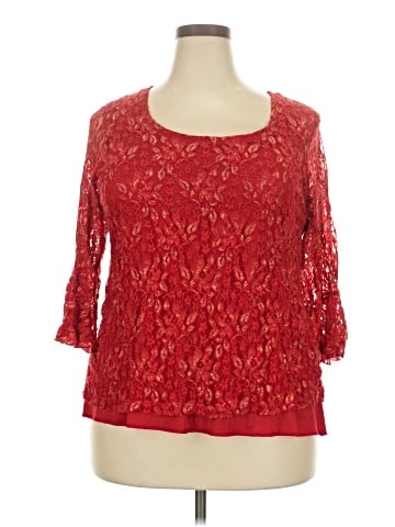 Cato 3/4 Sleeve Blouse (view 1)