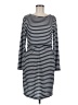 Unbranded Stripes Gray Casual Dress Size M - photo 1