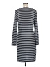 Unbranded Stripes Gray Casual Dress Size M - photo 2