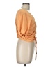 Calvin Klein 100% Polyester Orange Short Sleeve Top Size L - photo 4