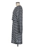 Unbranded Stripes Gray Casual Dress Size M - photo 5
