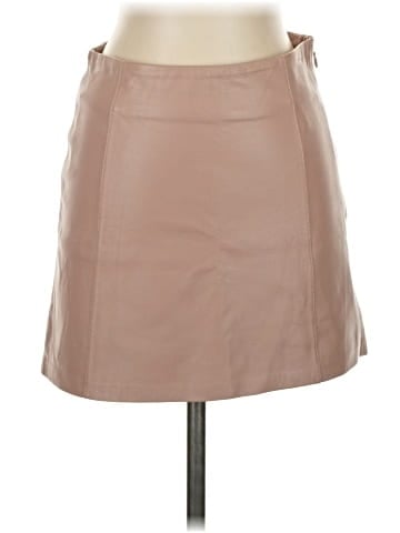 T by Alexander Wang Leather Skirt (view 1)