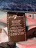 7 For All Mankind Hearts Blue Jeans Size 28 waist - photo 5