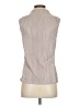 Ann Taylor 100% Polyester Silver Sleeveless Turtleneck Size XS - photo 2