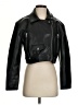 Topshop 100% Polyurethane Black Jacket Size 4 - photo 1