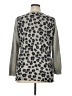 Charter Club Animal Print Gray Pullover Sweater Size 1X - photo 2