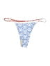Ash Print Blue Swimsuit Bottoms Size S - photo 1