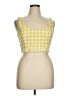 NBD 100% Polyester Yellow Sleeveless Top Size XL - photo 1