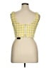 NBD 100% Polyester Yellow Sleeveless Top Size XL - photo 2