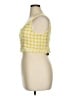 NBD 100% Polyester Yellow Sleeveless Top Size XL - photo 5