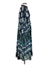 Cara Cara 100% Polyester Paisley Blue Casual Dress Size S - photo 4