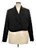 ELOQUII 100% Polyester Black Blazer Size 18 - photo 1