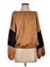 Vince Camuto 100% Polyester Brown Long Sleeve Blouse Size S - photo 1