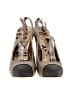 Sam Edelman Tweed Brown Gold Heels Size 10 - photo 2