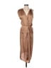 Fab'rik 100% Polyester Tan Cocktail Dress Size S - photo 1