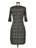 Max Studio Print Black Casual Dress Size M - photo 2