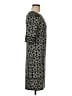Max Studio Print Black Casual Dress Size M - photo 4