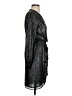 Pinko Metallic Black Cocktail Dress Size 4 - photo 4