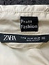 Zara 100% Polyester Ivory Raincoat Size M - photo 6