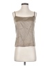 St. John 100% Silk Tan Sleeveless Top Size S - photo 1