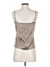 St. John 100% Silk Tan Sleeveless Top Size S - photo 2
