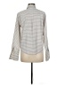 Talbots 100% Cotton Stripes Gray Long Sleeve Button-Down Shirt Size 6 - photo 2