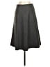Everlane 100% Wool Chevron-herringbone Gray Wool Skirt Size 4 - photo 1
