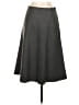 Everlane 100% Wool Chevron-herringbone Gray Wool Skirt Size 4 - photo 2