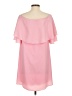 Zara Basic 100% Polyester Solid Pink Cocktail Dress Size S - photo 2