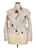 Unbranded 100% Polyester Floral Ivory Jacket Size XXL - photo 1