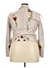 Unbranded 100% Polyester Floral Ivory Jacket Size XXL - photo 2