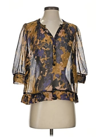 Staring at Stars 3/4 Sleeve Blouse (view 1)
