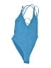 Capella Apparel Blue Bodysuit Size L - photo 1