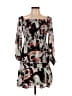 Bar III 100% Polyester Print Gray Cocktail Dress Size L - photo 1