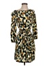 Zara Basic 100% Viscose Animal Print Gold Casual Dress Size S - photo 1