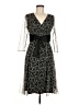 Sandra Darren 100% Polyester Black Cocktail Dress Size 8 - photo 1