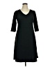 Eddie Bauer Solid Black Casual Dress Size XL (tall) - photo 1