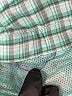 Unbranded Checkered-gingham Green Long Sleeve Button-Down Shirt Size M (estimated) - photo 7