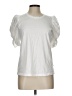 A.L.C. 100% Cotton White Short Sleeve Top Size L - photo 1