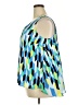 Kaari Blue 100% Polyester Blue Sleeveless Blouse Size 2X - photo 5