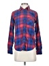 American Eagle Outfitters Plaid Red Long Sleeve Button-Down Shirt Size XS - photo 1