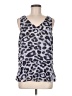 CAbi 100% Polyester Gray Sleeveless Blouse Size M - photo 1