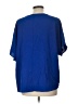 Assorted Brands 100% Polyester Blue Short Sleeve Blouse Size L - photo 2