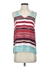 Ann Taylor LOFT 100% Polyester Teal Tank Top Size XS - photo 1